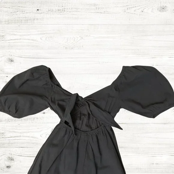 Love Fade Puff Sleeve Maxi Dress XS Open Back with Tie - Picture 6 of 6